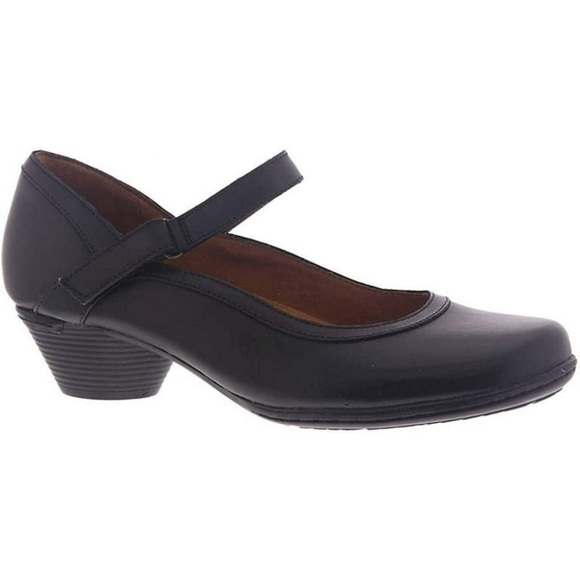Cobb Hill | Laurel Mary Jane Casual Black Shoe with 2” Heel - Picture 1 of 9